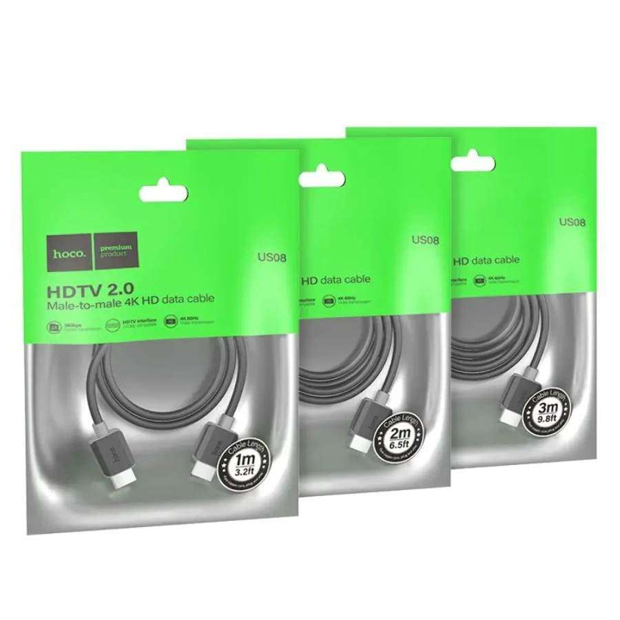 Hoco 4K Hdmi To Hdmi Cable US08 Hoco 4K Hdmi To Hdmi Cable US08